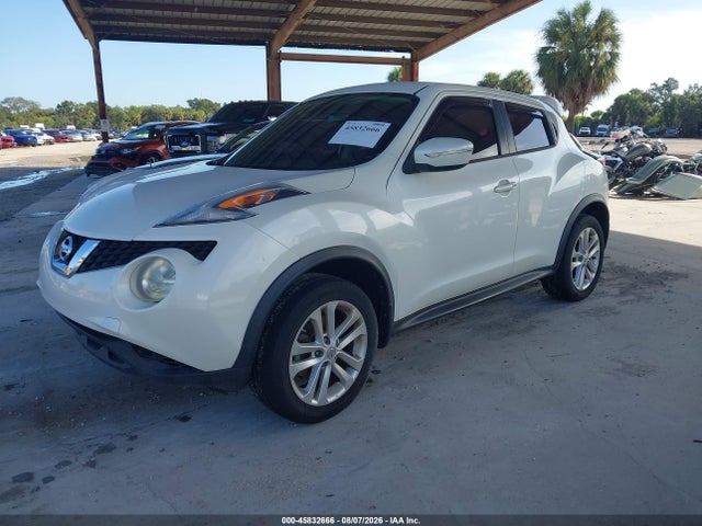 2015 Nissan Juke S მანქანა იყიდება აუქციონზე, vin: JN8AF5MR6FT504346, აუქციონის ნომერი: 45832666