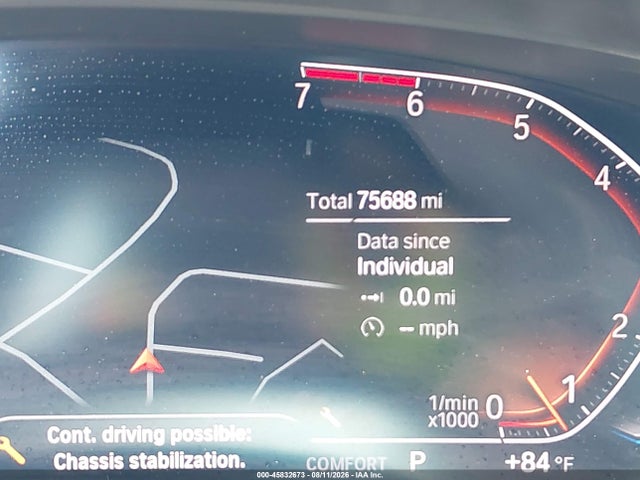 45832673 :رقم المزاد ، WBAJR7C08LWW78007 vin ، 2020 Bmw 530i Xdrive مزاد بيع