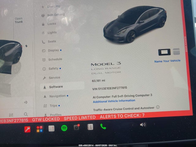 Tesla Model 3 Long Range Dual Motor All-wheel Drive 2022 5YJ3E1EB3NF277815 Image 16