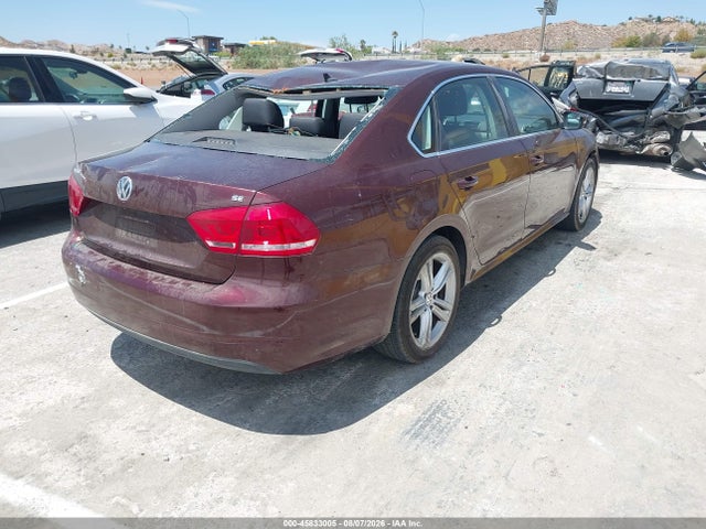 45833005 :رقم المزاد ، 1VWBP7A3XEC004145 vin ، 2014 Volkswagen Passat 2.5l Se مزاد بيع