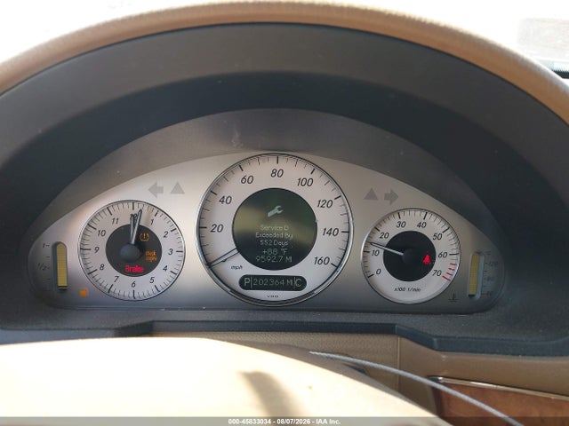 45833034 :رقم المزاد ، WDBUF56X58B296357 vin ، 2008 Mercedes-benz E 350 مزاد بيع