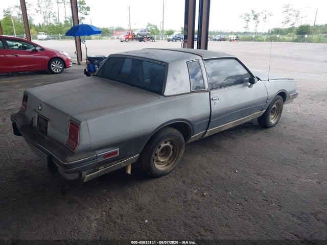 1987 Pontiac Grand Prix მანქანა იყიდება აუქციონზე, vin: 2G2GJ11A7H2206066, აუქციონის ნომერი: 45833131