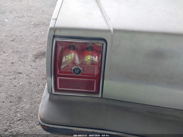 1987 Pontiac Grand Prix მანქანა იყიდება აუქციონზე, vin: 2G2GJ11A7H2206066, აუქციონის ნომერი: 45833131