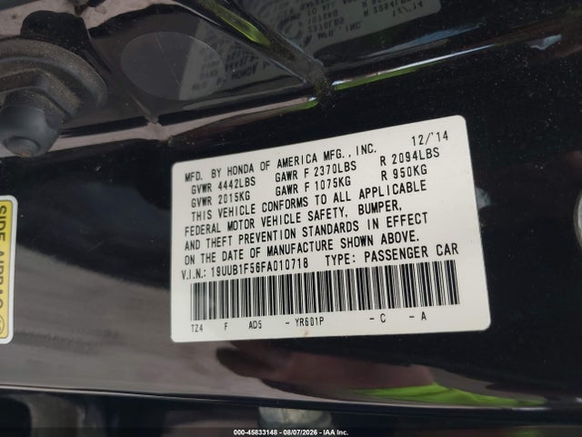 Aukcja sprzedaży 2015 Acura Tlx Tech, vin: 19UUB1F56FA010718, numer aukcji: 45833148