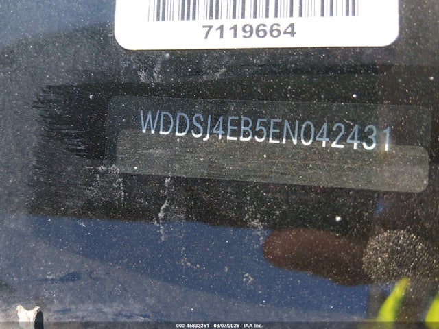 Продажа на аукционе авто 2014 Mercedes-benz Cla 250, vin: WDDSJ4EB5EN042431, номер лота: 45833251