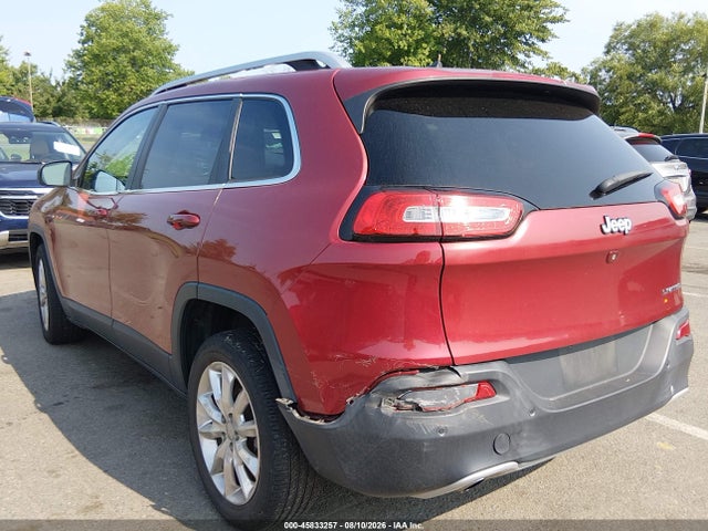 45833257 :رقم المزاد ، 1C4PJLDB4HW516881 vin ، 2017 Jeep Cherokee Limited مزاد بيع