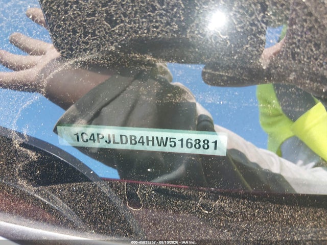 45833257 :رقم المزاد ، 1C4PJLDB4HW516881 vin ، 2017 Jeep Cherokee Limited مزاد بيع