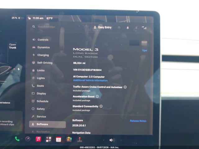 Продаж на аукціоні авто 2018 Tesla Model 3 Long Range/performance, vin: 5YJ3E1EB0JF183904, номер лоту: 45833283