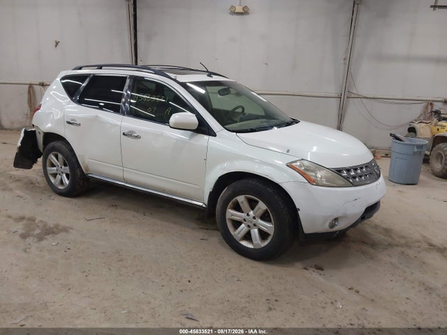 Aukcja sprzedaży 2007 Nissan Murano Sl, vin: JN8AZ08WX7W612317, numer aukcji: 45833521