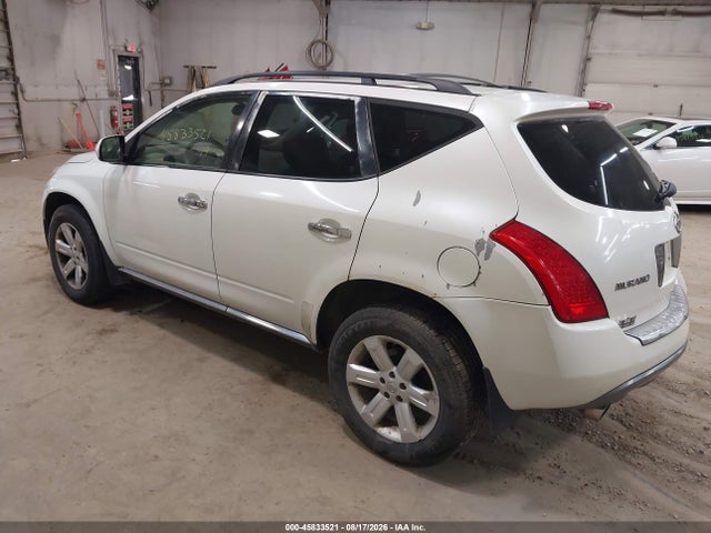 Auction sale of the 2007 Nissan Murano Sl, vin: JN8AZ08WX7W612317, lot number: 45833521
