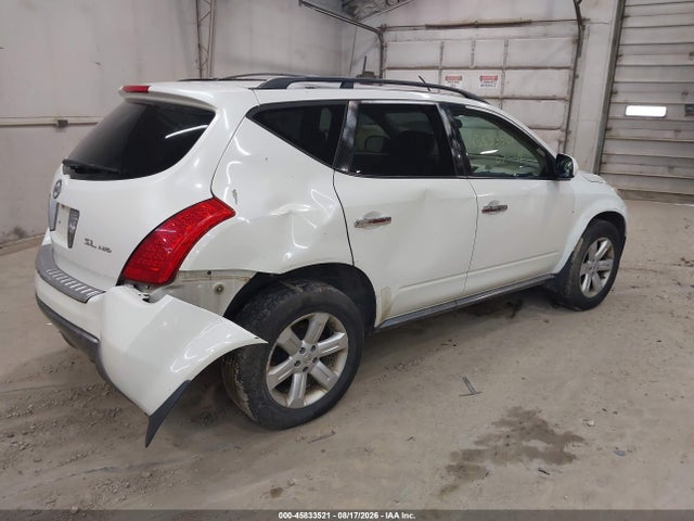 Auction sale of the 2007 Nissan Murano Sl, vin: JN8AZ08WX7W612317, lot number: 45833521