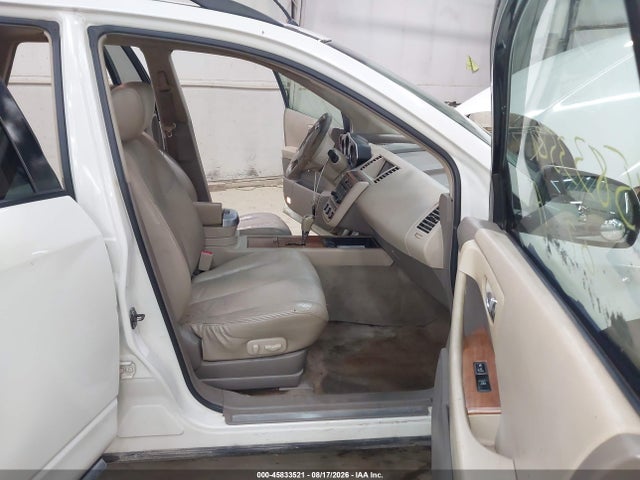 Auction sale of the 2007 Nissan Murano Sl, vin: JN8AZ08WX7W612317, lot number: 45833521