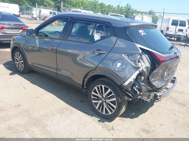 45833635 :رقم المزاد ، 3N1CP5CV5ML527427 vin ، 2021 Nissan Kicks Sv Xtronic Cvt مزاد بيع