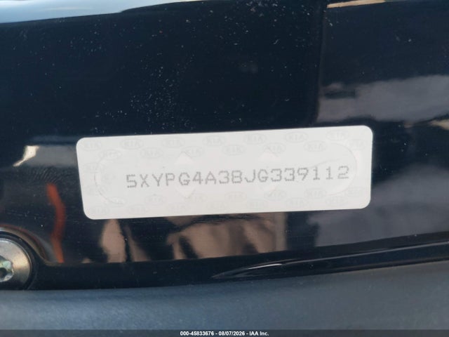 Aukcja sprzedaży 2018 Kia Sorento 2.4l Lx, vin: 5XYPG4A38JG339112, numer aukcji: 45833676