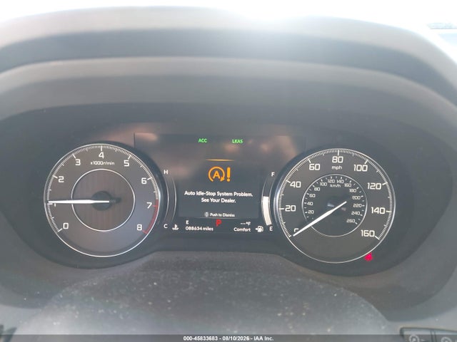 45833683 :رقم المزاد ، 5J8TC1H71LL010391 vin ، 2020 Acura Rdx Advance Package مزاد بيع