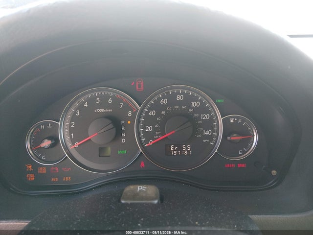 45833711 :رقم المزاد ، 4S3BL616397234093 vin ، 2009 Subaru Legacy 2.5i مزاد بيع