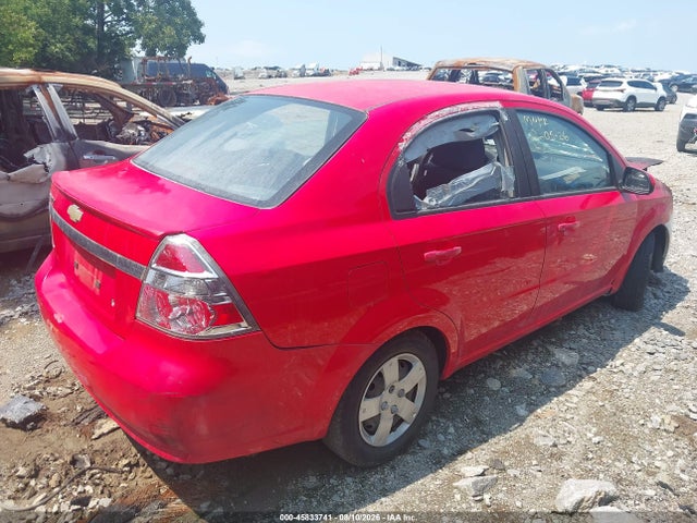 45833741 :رقم المزاد ، KL1TD5DE0BB160348 vin ، 2011 Chevrolet Aveo 1lt مزاد بيع