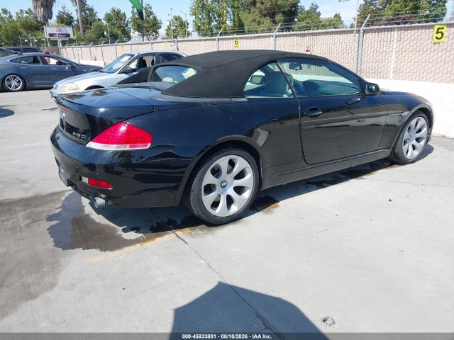 45833801 :رقم المزاد ، WBAEK73495B328081 vin ، 2005 Bmw 645ci مزاد بيع
