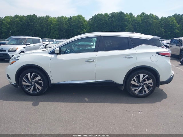 2015 Nissan Murano Platinum მანქანა იყიდება აუქციონზე, vin: 5N1AZ2MH9FN234098, აუქციონის ნომერი: 45833847