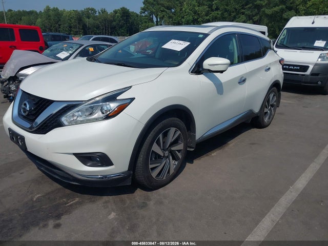 2015 Nissan Murano Platinum მანქანა იყიდება აუქციონზე, vin: 5N1AZ2MH9FN234098, აუქციონის ნომერი: 45833847