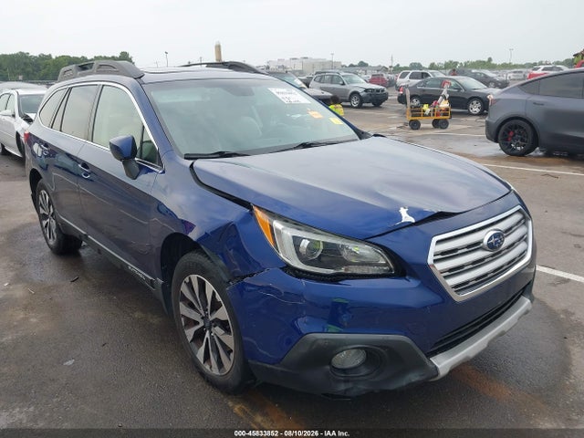 2015 Subaru Outback 2.5i Limited მანქანა იყიდება აუქციონზე, vin: 4S4BSANCXF3308002, აუქციონის ნომერი: 45833852