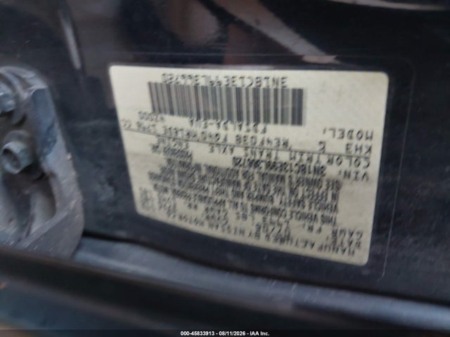 45833913 :رقم المزاد ، 3N1BC13E99L366720 vin ، 2009 Nissan Versa 1.8s مزاد بيع