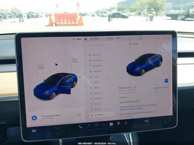 Aukcja sprzedaży 2019 Tesla Model 3 Long Range/performance, vin: 5YJ3E1EB8KF197504, numer aukcji: 45834007