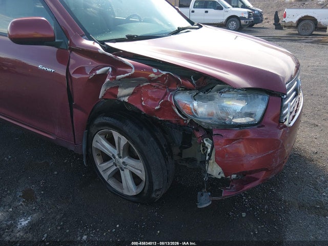 Продажа на аукционе авто 2008 Toyota Highlander Sport, vin: JTEES43A782062163, номер лота: 45834013