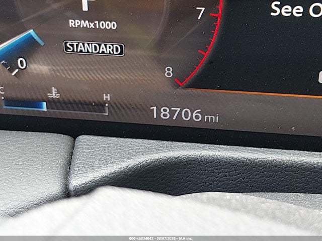 45834042 :رقم المزاد ، JN8AY3BA6S9001001 vin ، 2025 Nissan Armada Sl 2wd مزاد بيع