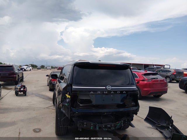 45834042 :رقم المزاد ، JN8AY3BA6S9001001 vin ، 2025 Nissan Armada Sl 2wd مزاد بيع
