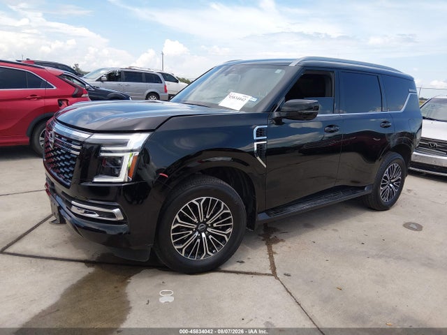 45834042 :رقم المزاد ، JN8AY3BA6S9001001 vin ، 2025 Nissan Armada Sl 2wd مزاد بيع