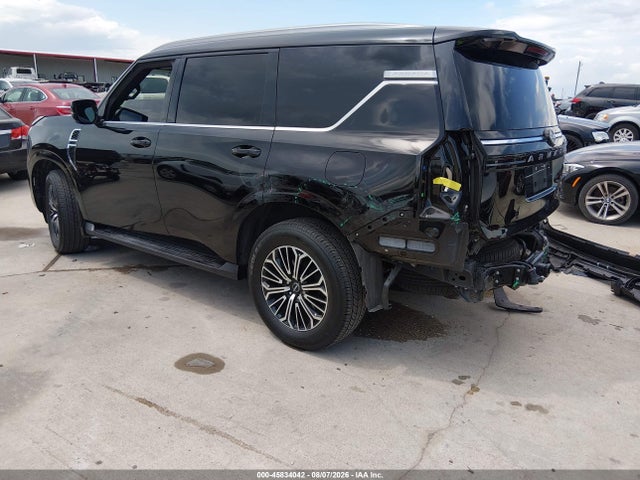 45834042 :رقم المزاد ، JN8AY3BA6S9001001 vin ، 2025 Nissan Armada Sl 2wd مزاد بيع