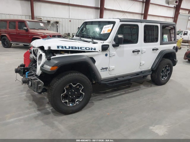 45834073 :رقم المزاد ، 1C4JJXR60NW178707 vin ، 2022 Jeep Wrangler 4xe Unlimited Rubicon 4x4 مزاد بيع