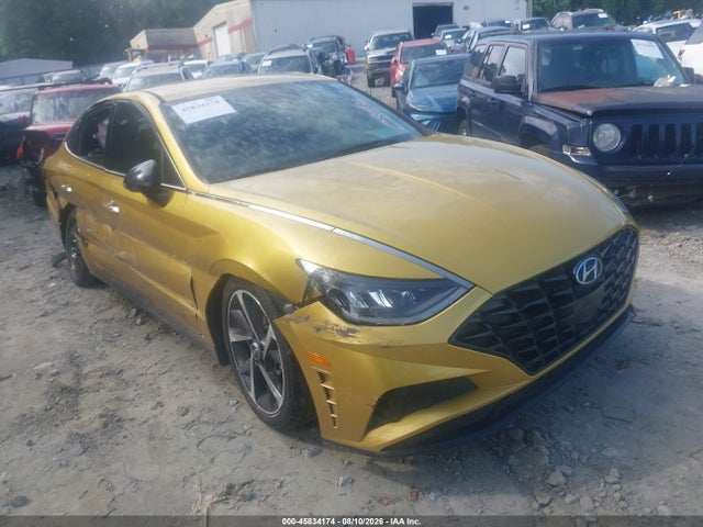 2021 Hyundai Sonata Sel Plus მანქანა იყიდება აუქციონზე, vin: 5NPEJ4J20MH089362, აუქციონის ნომერი: 45834174