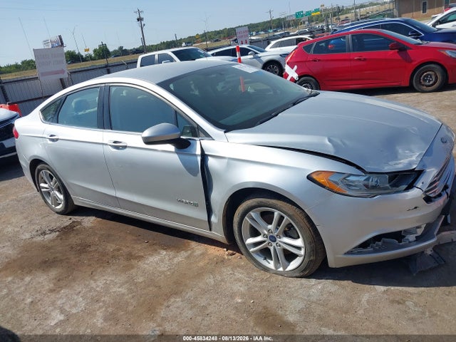 45834248 :رقم المزاد ، 3FA6P0UU1JR122957 vin ، 2018 Ford Fusion Hybrid S مزاد بيع