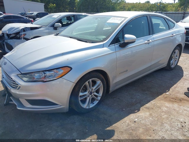 45834248 :رقم المزاد ، 3FA6P0UU1JR122957 vin ، 2018 Ford Fusion Hybrid S مزاد بيع