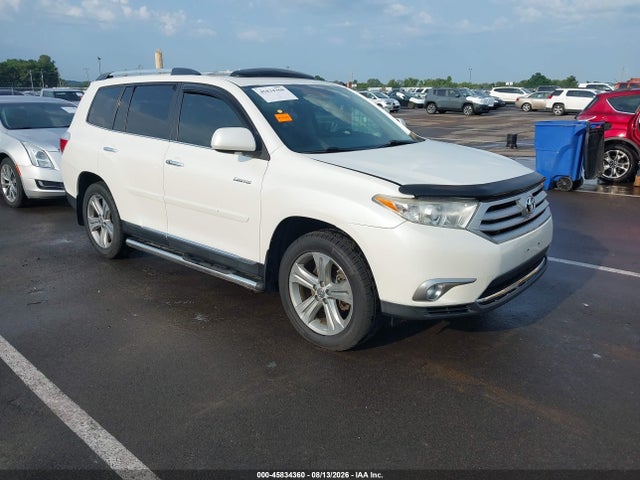 45834360 :رقم المزاد ، 5TDDK3EHXCS100541 vin ، 2012 Toyota Highlander Limited V6 مزاد بيع