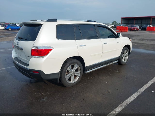 45834360 :رقم المزاد ، 5TDDK3EHXCS100541 vin ، 2012 Toyota Highlander Limited V6 مزاد بيع
