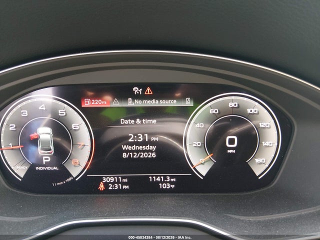 Продаж на аукціоні авто 2024 Audi Q5 Sportback Premium Plus 45 Tfsi S Line Quattro S Tronic, vin: WA15AAFY3R2041529, номер лоту: 45834384