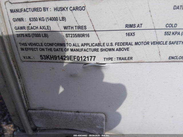 Продаж на аукціоні авто 2014 Other Other, vin: 53KH91429EF012177, номер лоту: 45834462