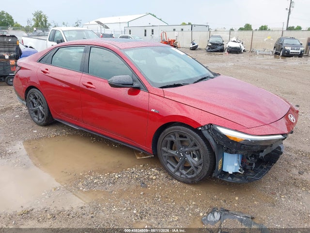 2025 Hyundai Elantra N Line მანქანა იყიდება აუქციონზე, vin: KMHLR4DF9SU909323, აუქციონის ნომერი: 45834509