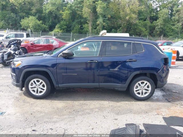45834545 :رقم المزاد ، 3C4NJCAB6LT144471 vin ، 2020 Jeep Compass Sport Fwd مزاد بيع