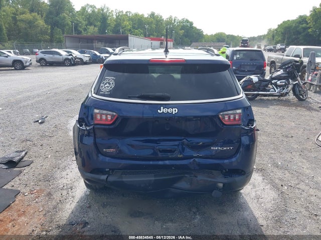 45834545 :رقم المزاد ، 3C4NJCAB6LT144471 vin ، 2020 Jeep Compass Sport Fwd مزاد بيع