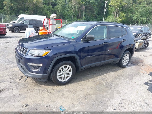 45834545 :رقم المزاد ، 3C4NJCAB6LT144471 vin ، 2020 Jeep Compass Sport Fwd مزاد بيع