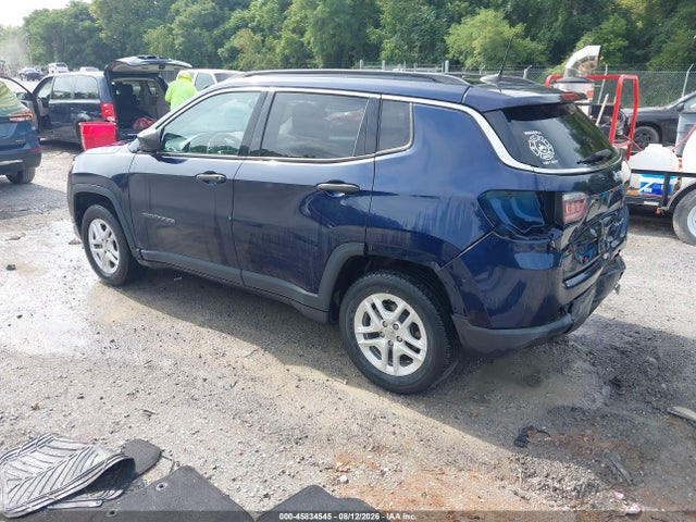 45834545 :رقم المزاد ، 3C4NJCAB6LT144471 vin ، 2020 Jeep Compass Sport Fwd مزاد بيع
