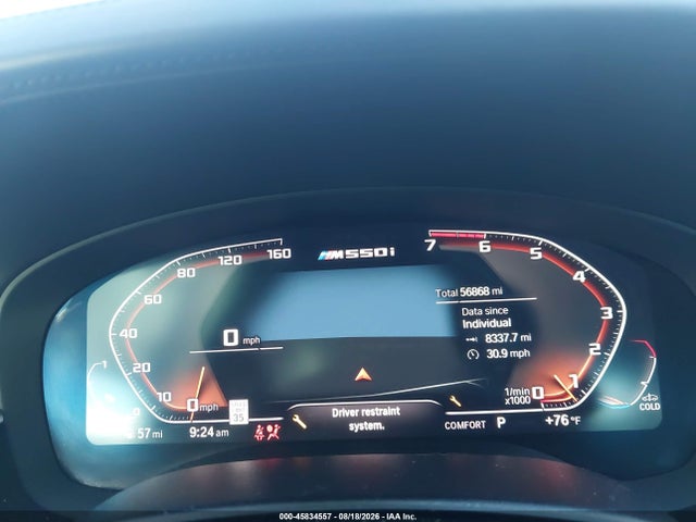 Aukcja sprzedaży 2020 Bmw M550i Xdrive, vin: WBAJS7C05LCE10704, numer aukcji: 45834557