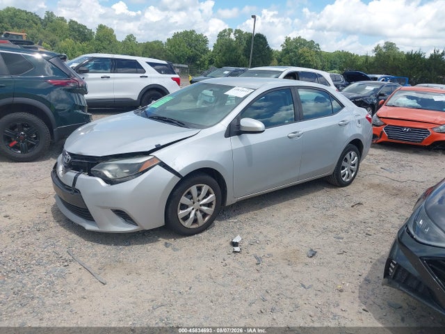 45834693 :رقم المزاد ، 2T1BURHE5GC610316 vin ، 2016 Toyota Corolla Le مزاد بيع
