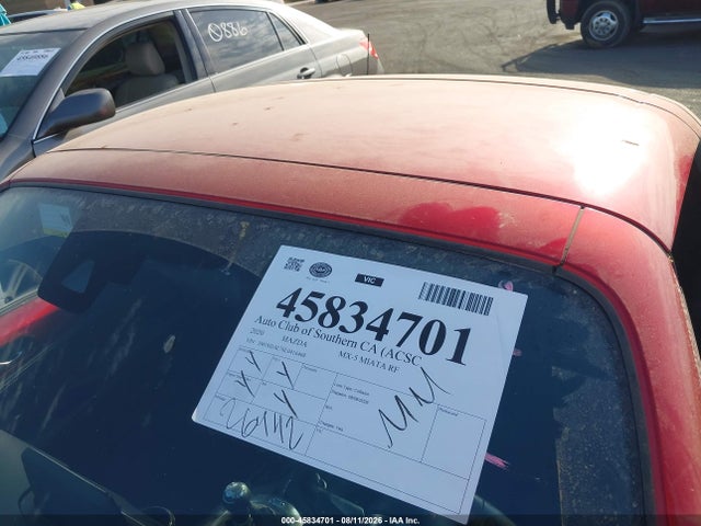 Продаж на аукціоні авто 2020 Mazda Mx-5 Miata Rf Club, vin: JM1NDAL76L0416468, номер лоту: 45834701