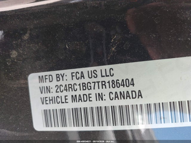 Продаж на аукціоні авто 2026 Chrysler Pacifica Select, vin: 2C4RC1BG7TR186404, номер лоту: 45834821