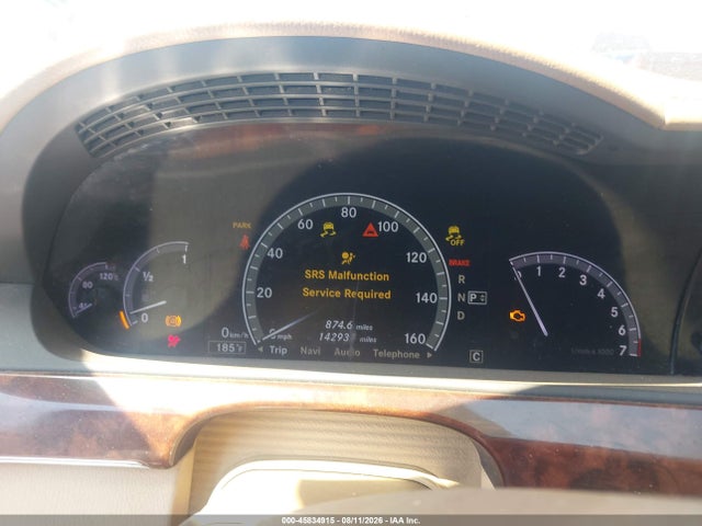 Продаж на аукціоні авто 2010 Mercedes-benz S 550, vin: WDDNG7BB0AA332613, номер лоту: 45834915